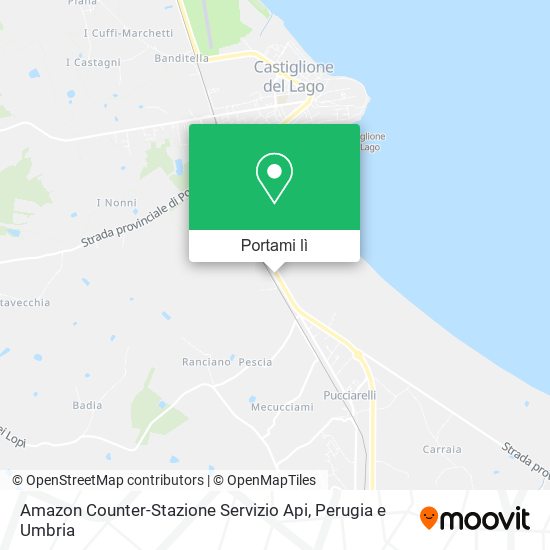 Mappa Amazon Counter-Stazione Servizio Api