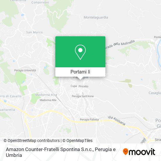 Mappa Amazon Counter-Fratelli Spontina S.n.c.