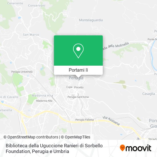 Mappa Biblioteca della Uguccione Ranieri di Sorbello Foundation