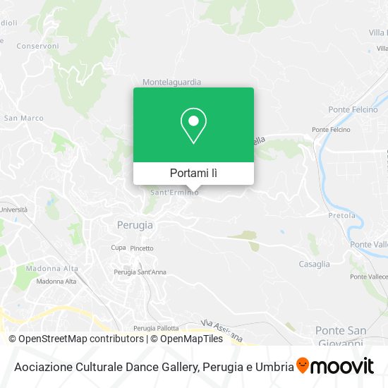 Mappa Aociazione Culturale Dance Gallery