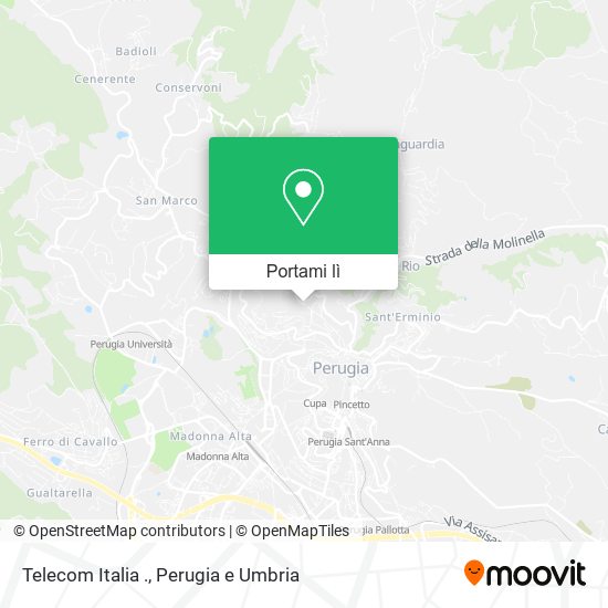 Mappa Telecom Italia .