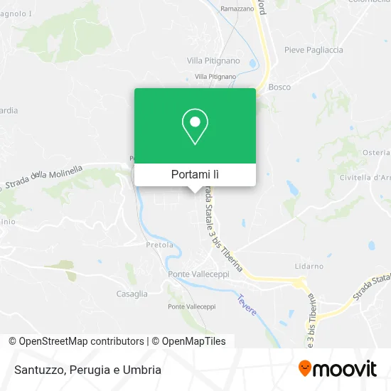 Mappa Santuzzo