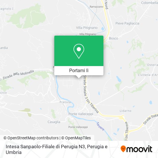 Mappa Intesa Sanpaolo-Filiale di Perugia N3