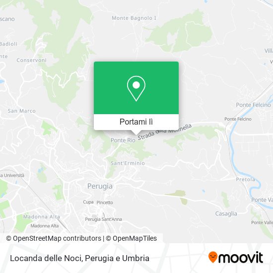 Mappa Locanda delle Noci