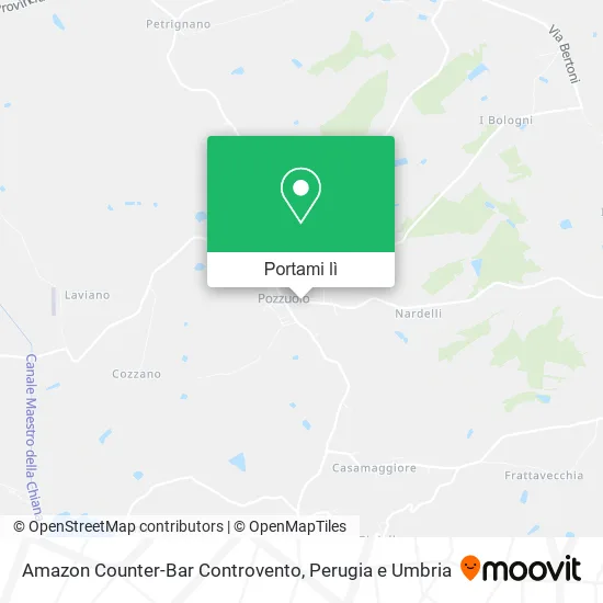 Mappa Amazon Counter-Bar Controvento