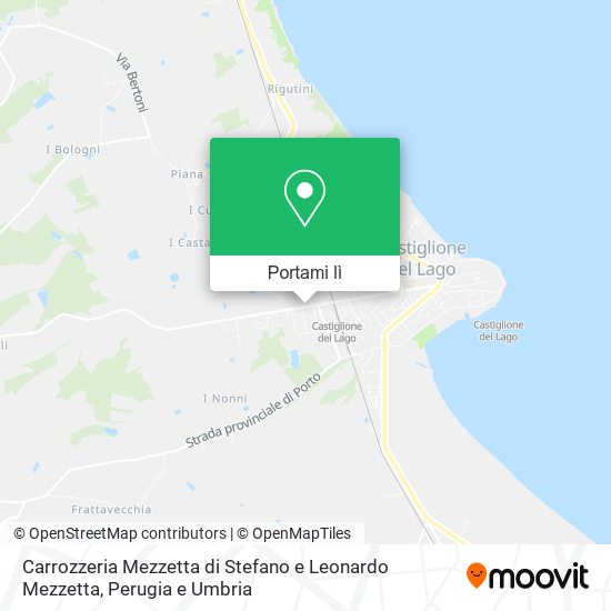 Mappa Carrozzeria Mezzetta di Stefano e Leonardo Mezzetta