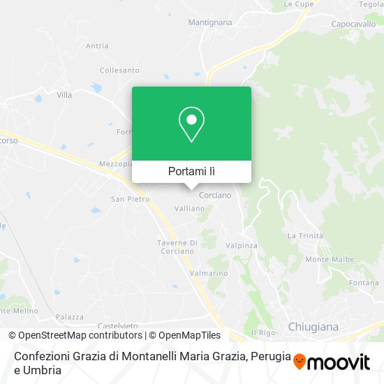 Mappa Confezioni Grazia di Montanelli Maria Grazia