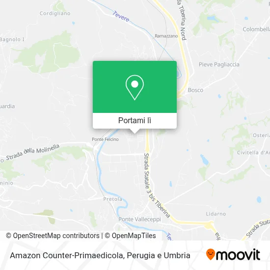 Mappa Amazon Counter-Primaedicola
