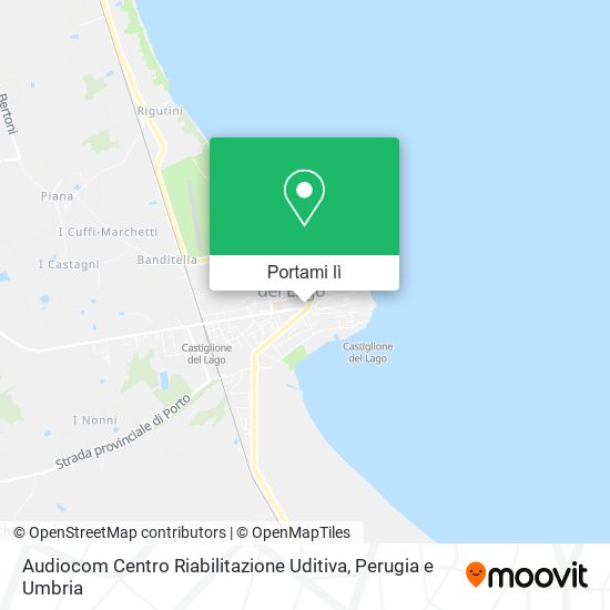 Mappa Audiocom Centro Riabilitazione Uditiva