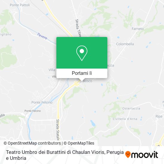 Mappa Teatro Umbro dei Burattini di Chaulan Vioris