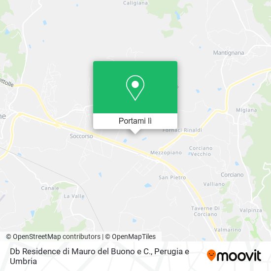 Mappa Db Residence di Mauro del Buono e C.
