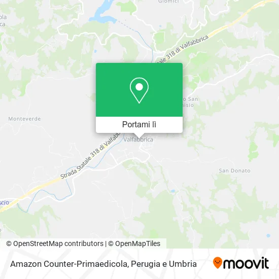 Mappa Amazon Counter-Primaedicola