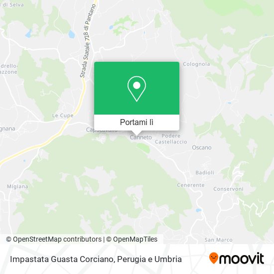 Mappa Impastata Guasta Corciano