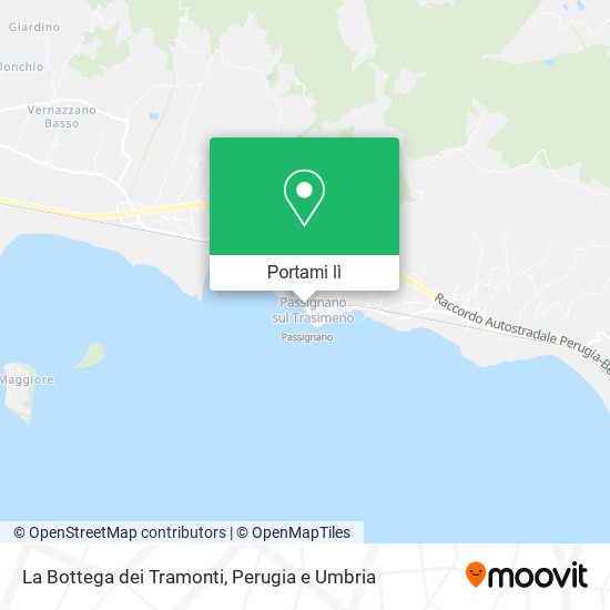 Mappa La Bottega dei Tramonti