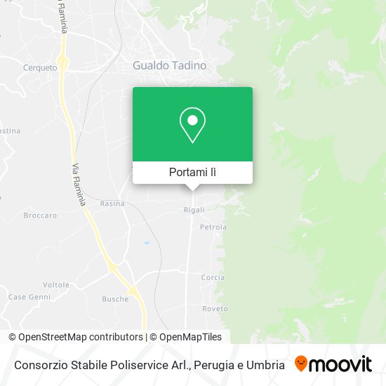 Mappa Consorzio Stabile Poliservice Arl.