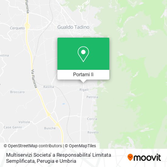 Mappa Multiservizi Societa' a Responsabilita' Limitata Semplificata