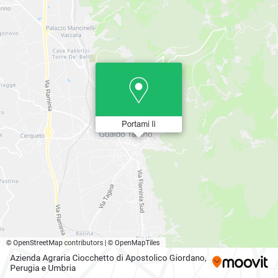 Mappa Azienda Agraria Ciocchetto di Apostolico Giordano