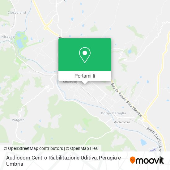 Mappa Audiocom Centro Riabilitazione Uditiva