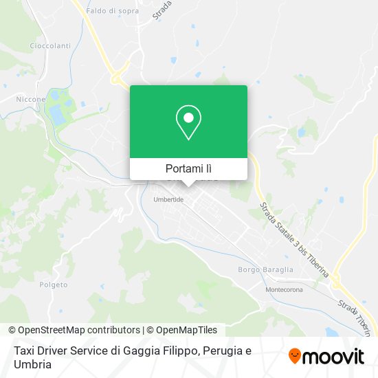 Mappa Taxi Driver Service di Gaggia Filippo