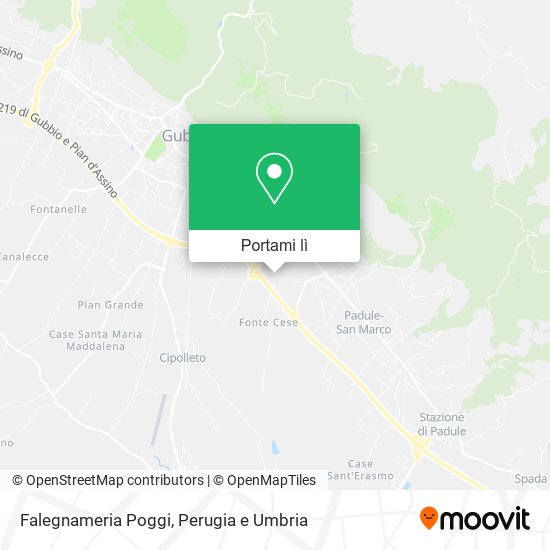 Mappa Falegnameria Poggi