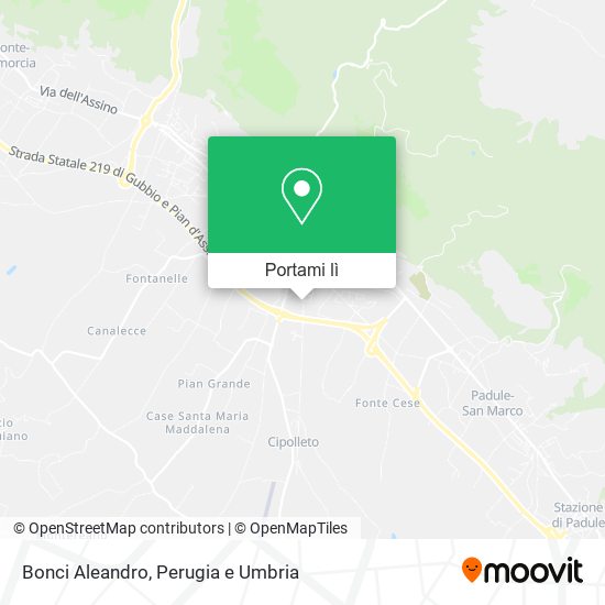 Mappa Bonci Aleandro