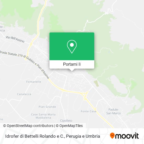 Mappa Idrofer di Bettelli Rolando e C.