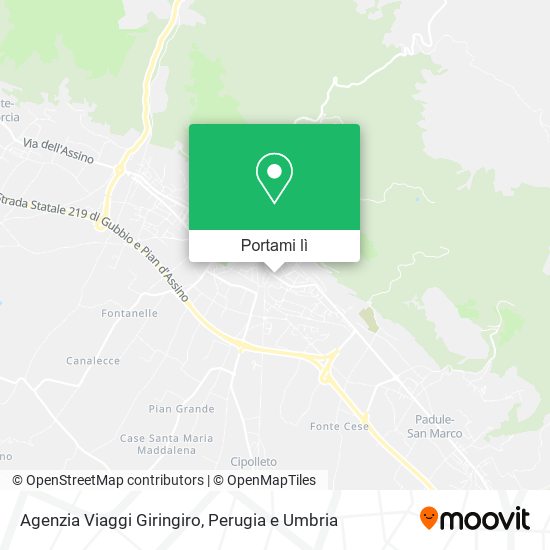 Mappa Agenzia Viaggi Giringiro