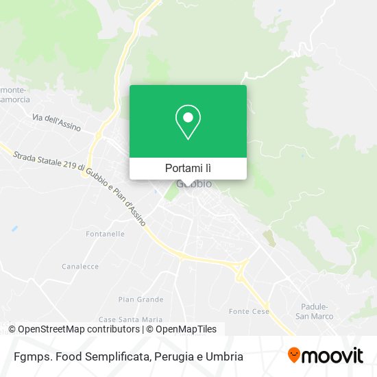 Mappa Fgmps. Food Semplificata