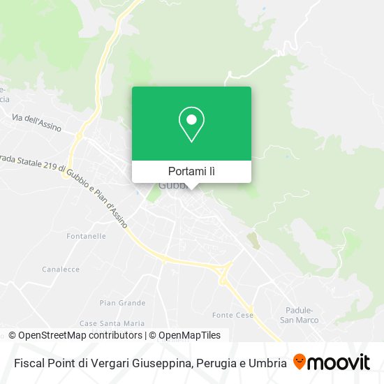 Mappa Fiscal Point di Vergari Giuseppina