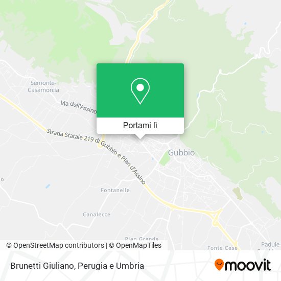 Mappa Brunetti Giuliano