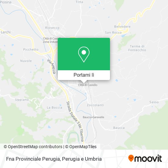 Mappa Fna Provinciale Perugia