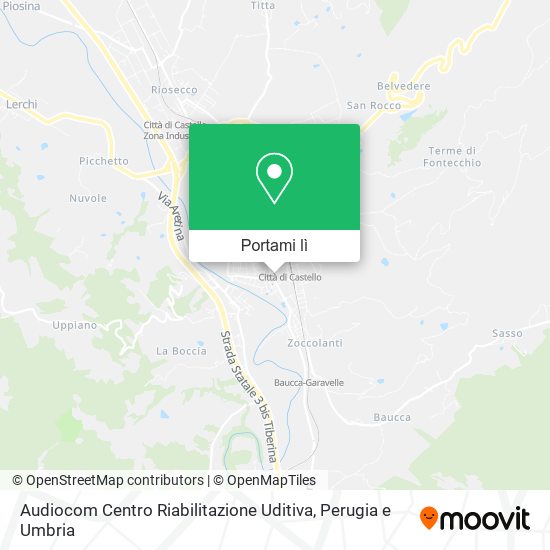 Mappa Audiocom Centro Riabilitazione Uditiva