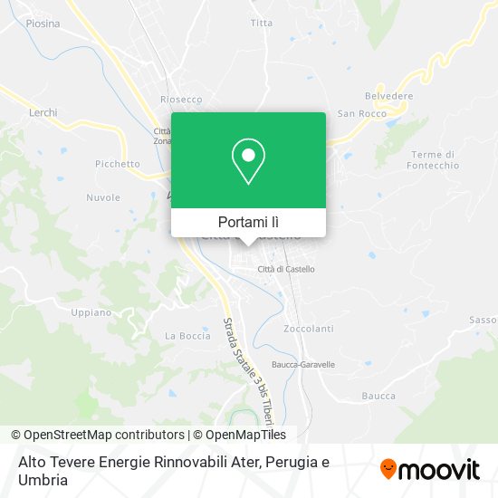 Mappa Alto Tevere Energie Rinnovabili Ater