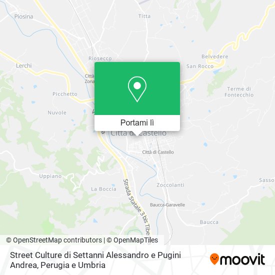 Mappa Street Culture di Settanni Alessandro e Pugini Andrea