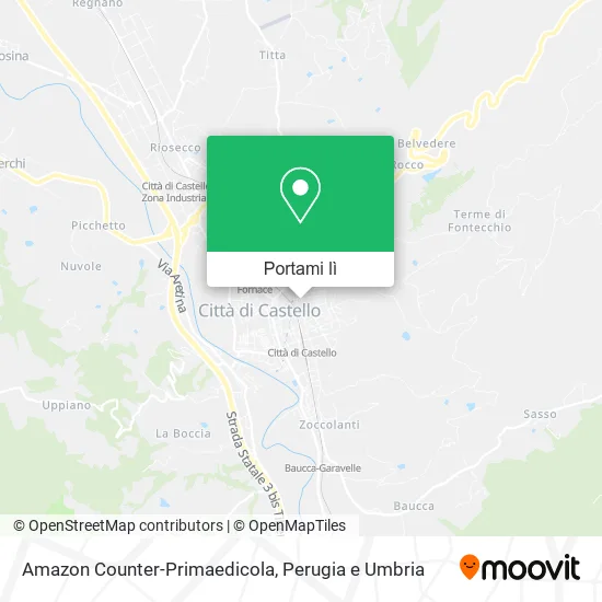 Mappa Amazon Counter-Primaedicola