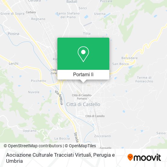 Mappa Aociazione Culturale Tracciati Virtuali