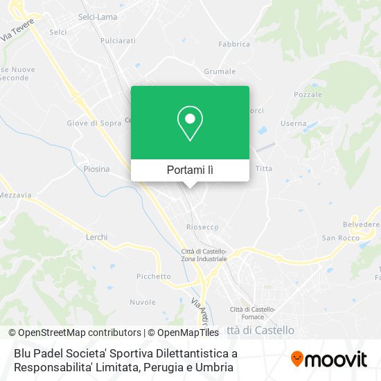 Mappa Blu Padel Societa' Sportiva Dilettantistica a Responsabilita' Limitata