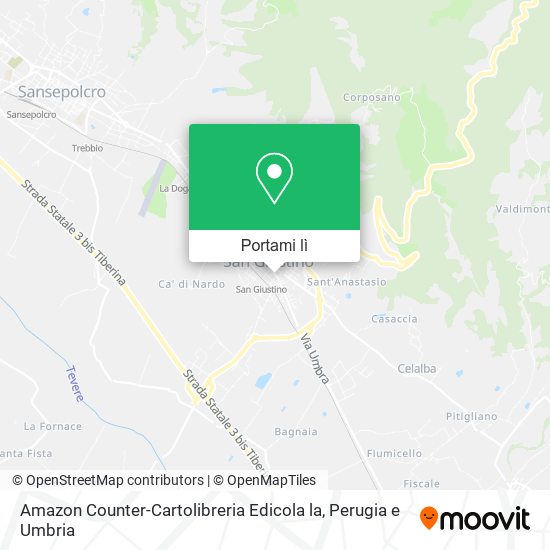 Mappa Amazon Counter-Cartolibreria Edicola la