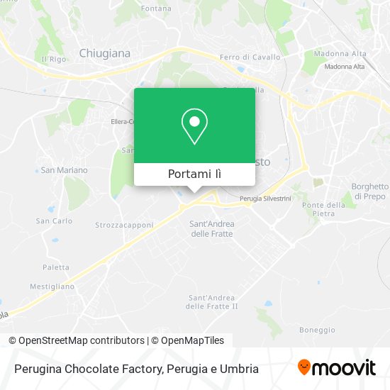 Mappa Perugina Chocolate Factory