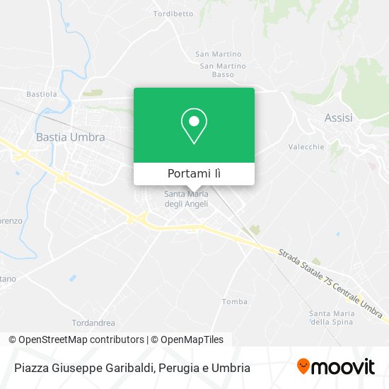 Mappa Piazza Giuseppe Garibaldi