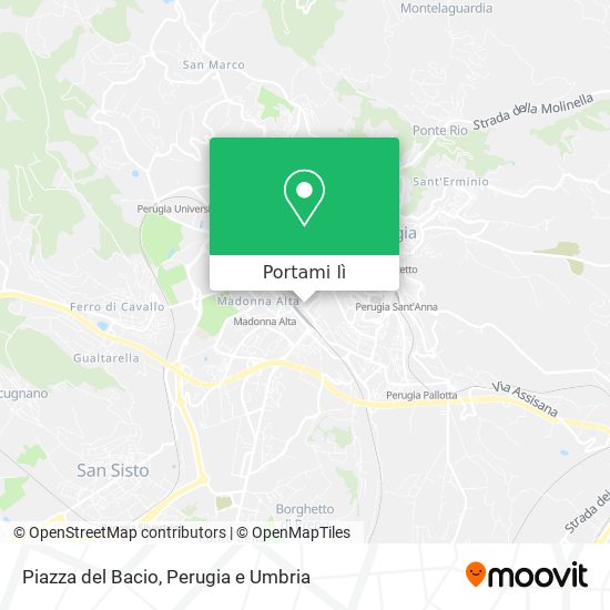 Mappa Piazza del Bacio