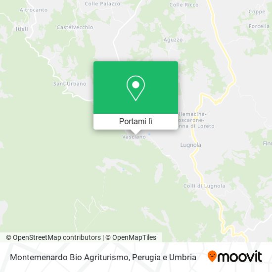 Mappa Montemenardo Bio Agriturismo