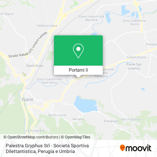 Mappa Palestra Gryphus Srl - Società Sportiva Dilettantistica