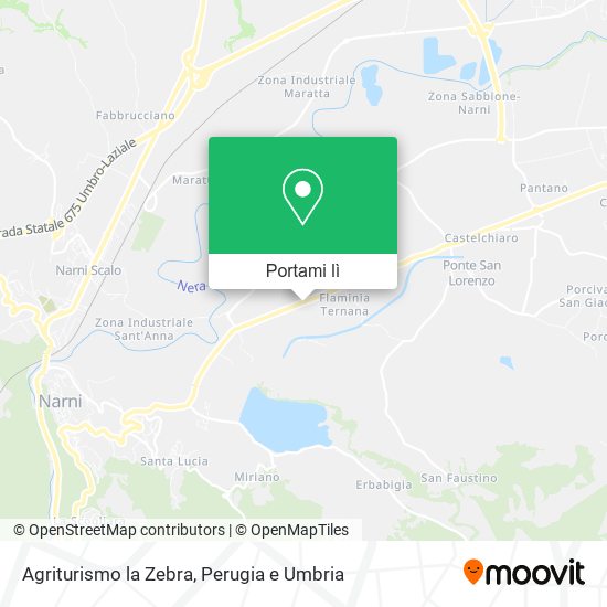 Mappa Agriturismo la Zebra