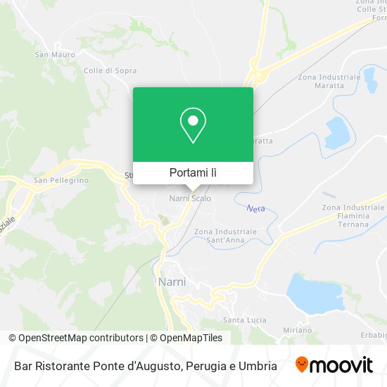 Mappa Bar Ristorante Ponte d'Augusto