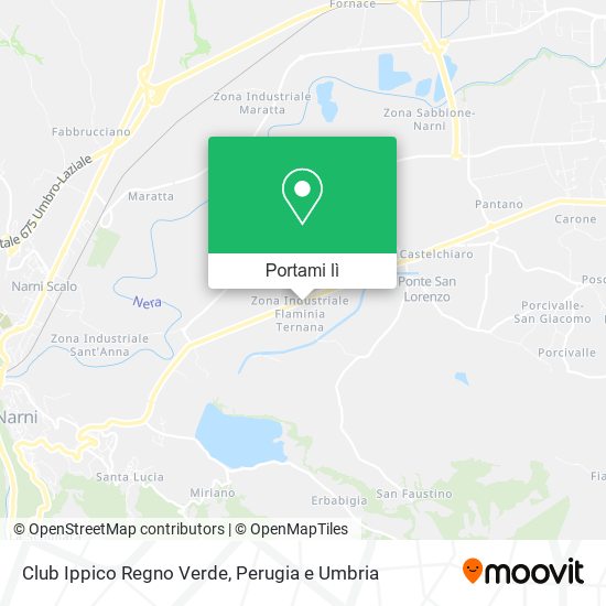 Mappa Club Ippico Regno Verde