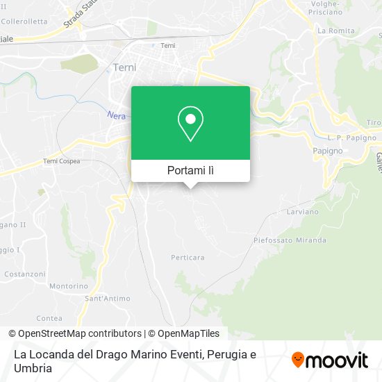 Mappa La Locanda del Drago Marino Eventi