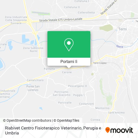 Mappa Riabivet Centro Fisioterapico Veterinario