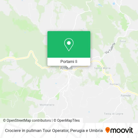 Mappa Crociere in pullman Tour Operator