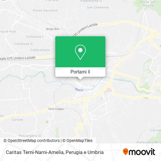 Mappa Caritas Terni-Narni-Amelia